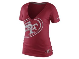  Nike Tri Reverse Logo (NFL 49ers) Womens T Shirt
