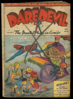Daredevil Comics 22 1944 The Claw Basil Wolverton Art