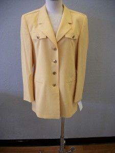 basler women s yellow jacket size 8 retail $ 570