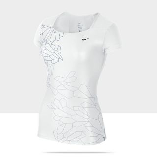 Nike Graphic Knit Womens Tennis Top 480631_100_A