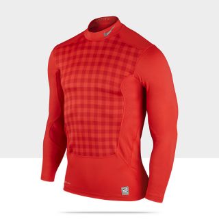  Nike Pro Combat Hyperwarm Gingham Shield Camiseta 