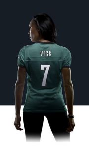   Michael Vick Womens Football Home Limited Jersey 469880_343_B_BODY