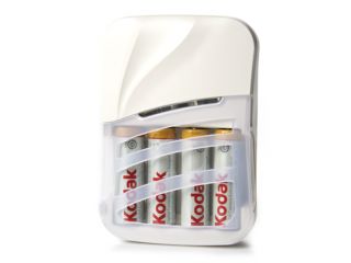 Kodak 1 Hour Smart Charger with 4 AA Rechargeable NiMH Batteries