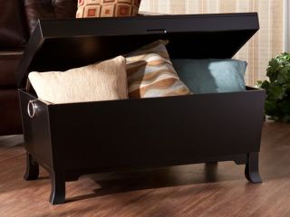 features specs sales stats features this black cocktail table trunk 