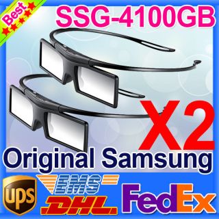 2pcs 2012 Samsung 3D TV Glasses SSG 4100gb (ssg 3100gb/ss​g 3050gb 