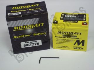   QuadFlex MBTZ7S Battery for a Honda NPS 50 Zoomer 50 (2001 2009