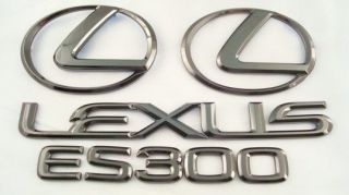 2000 2001 lexus es300 black pearl plated emblem kit time