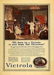 Newly listed 1916 Ad Victor Talking Machine Caruso Christmas Tree 