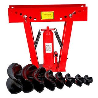 16 TON HYDRAULIC PIPE AND TUBING BENDER ROLL CAGE 8 Dies HEAVY DUTY 