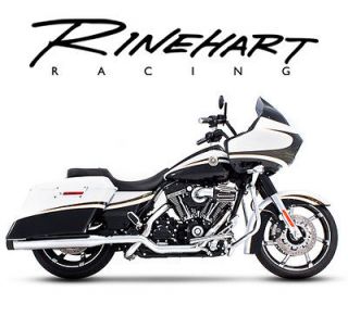 Rinehart 4 Inch Harley Touring 2009 2013 Extreme True Dual Exhaust NO 