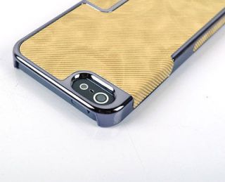 Newly listed Carbon Fiber luxury Chrome Hard Khaki Case Cover For 