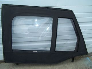   Door Window, Black, (R/H), Hard or Soft Top, 2007 2012 Jeep Wrangler
