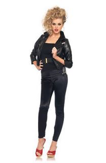 Womens T Birds Faux Leather Jacket Adult Costume Size:Large