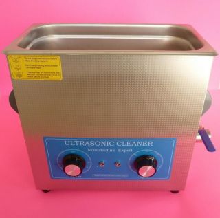 180W New 6.5L Ultrasonic Cleaner w/ Timer and Heater,100% Satisfied,6L 
