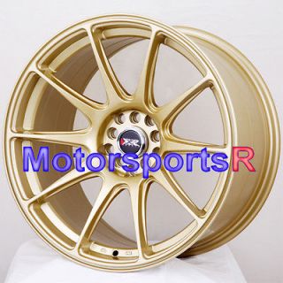 18 XXR 527 Gold Concave Rims Staggered Wheels Stance 95 98 Nissan 
