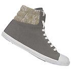 Converse CT Padded Collar Slim Mid Canvas Trainers Castle Grey Womens 