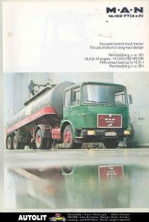 1977 man 16 192 ft 4x2 10 ton diesel truck