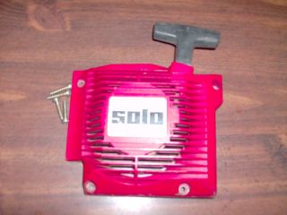 solo 645 639 chainsaw recoil pull start w screws nice