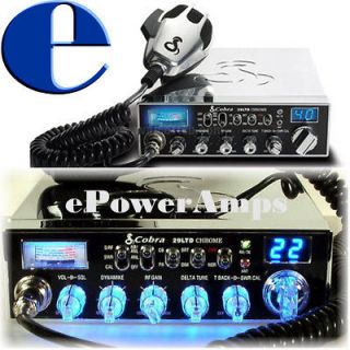Cobra 29 LTD Chrome 40 Channel Classic CB Radio   Options Available In 
