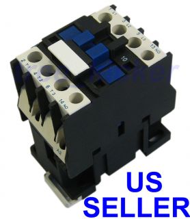 NEW AC Contactor Motor Starter Relay 3 Phase Pole 18A Up To 14HP 120 