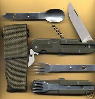 NATO MRE Mess Kit Knife Set French Foreign Legion Special Forces 