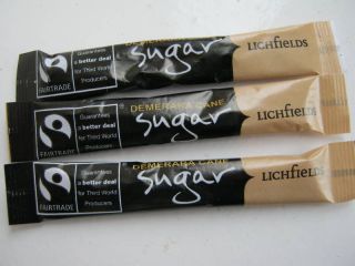 50 fairtrade demerara brown cane sugar 3g sticks time left