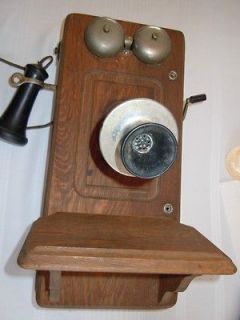 ANTIQUE KELLOGG CRANK WALL PHONE EARLY 1900s *GREAT MOTHERS DAY 