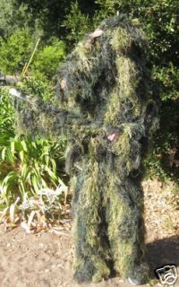 New Ghillie Suit Camo Woodland Paintball Sniper Youth Camouflage 