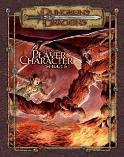 Player Character Sheets by Wizards Team and David Noonan 2004 