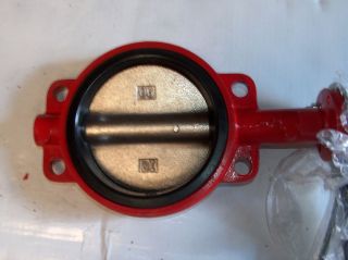BUTTERFLY VALVE Buna Wafer DI DISC ALIGNMENT HOLES DI body NEW