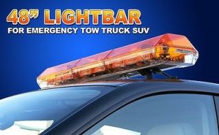 New 48 EMS Emergency Tow Truck Halogen EMS Strobe Light Lightbar 