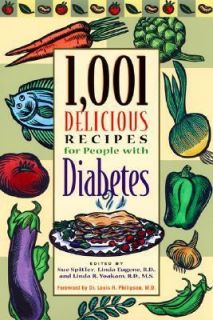 1,001 Delicious Recipes for People with Diabetes 2001, Paperback 