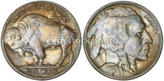 5 Cents, 1918, Buffalo Nickel
