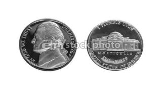 5 Cents, 1976, Jefferson Nickel
