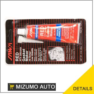 3oz Gasket Silicone Sealant Tube, High Temperature, Water Oil 