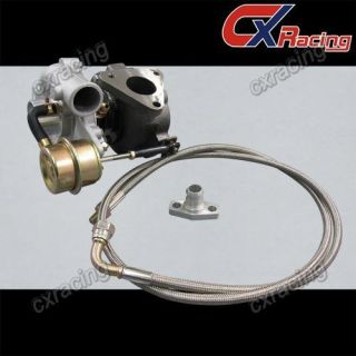 CXRacing Universal GT15 T15 Turbo Charger .35 A/R Compressor + Oil 