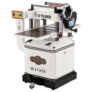 shop fox w1742s 15 planer w spiral cutterhead time left