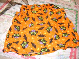 EUC Custom 18 24 mo Boutique pillowcase dress Halloween Fall Owls 