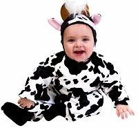 Kids Childs Toddler Cow Halloween Holiday Costume Party (Size: 24M)