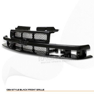 98 99 00 01 02 03 04 CHEVY S10 PICK UP BLACK FRONT BUMPER GRILLE GRILL 