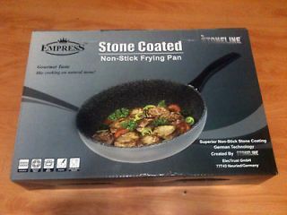 NEW Empress™ Stoneline Stone Coated Frying Pan Glass 11 Lid 