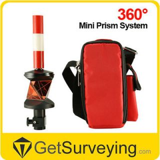 Leica style or 5/8 fitting 360 degree Mini Prism for Robotic Total 