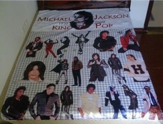 Michael Jackson MJ King Of Pop rare Bedding Sheet 150x200cm