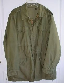 1953 US Army Korean War M 1951 OG 107 Sateen Field Jacket Coat
