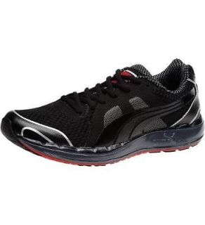 MENS PUMA BOLT FAAS 550 RUNNING SHOES BLACK/BLK/RED SIZE 11 