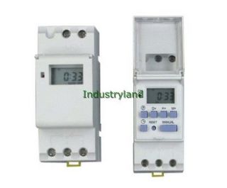 12V Digital LCD Power Programmable Timer Time Switch Relay 16A(8)A 