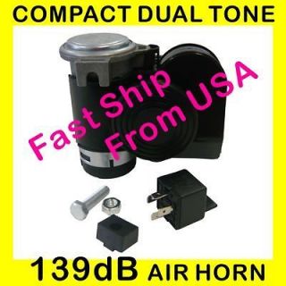 COMPARE OUR HORNS 4 Trumpet Train Air Horn Kit with 110 PSI Compressor