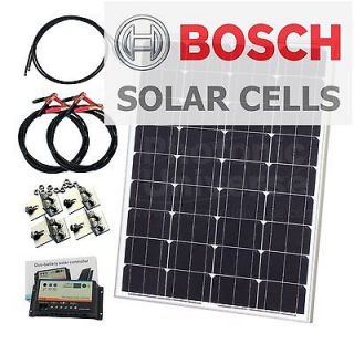 80W 12V dual battery solar panel charging kit for motorhome/cara​van 