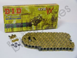   /FH/FJ​/FK (86 89)  DID 50VXGB 110 Gold & Black Recommended Chain
