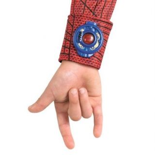 Amazing Spider Man Light Up Child Web Shooter Deluxe Costume Disguise 